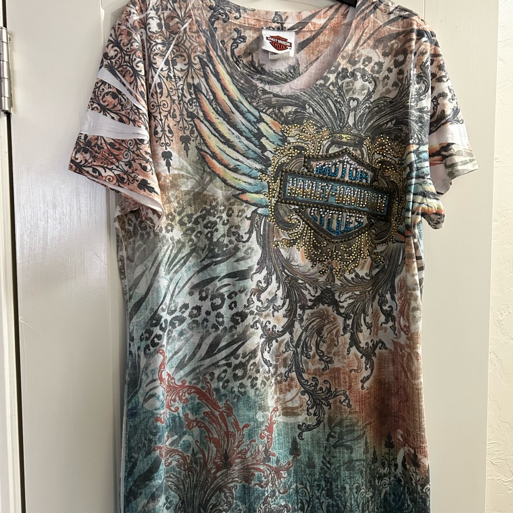 HARLEY DAVIDSON BLING T-SHIRT XL